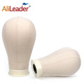 Wig Block Head Canvas Mannequin Head With Stand For Wig Making Factory